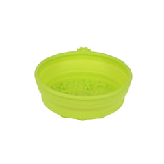 Scream Travel Bowl Dog Bowl Green Puppy Bowl Cat Bowl Cat Bowl Kitten Bowl Suction 14x4.5cm 350ml