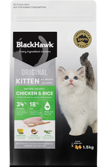 Black Hawk Kitten Chicken and Rice
