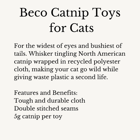 Beco Catnip Toy Dolphin Cat Toy