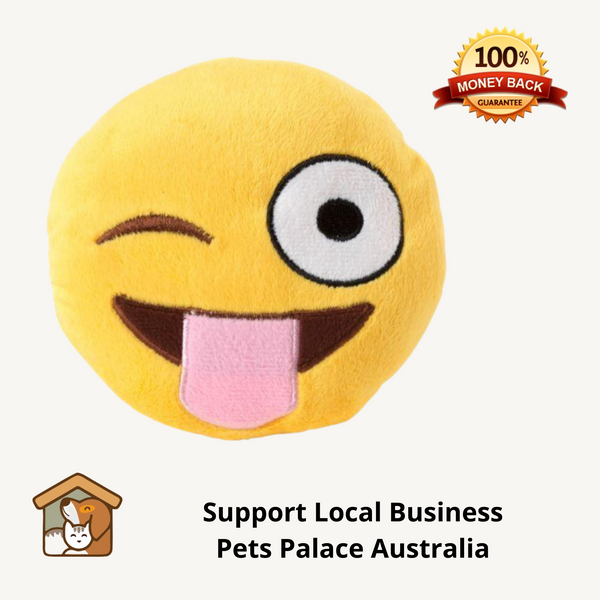 Fuzzyard Emoji Tongue Out Dog Toy Pets Palace Australia
