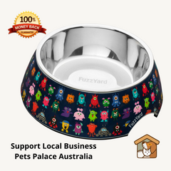 Fuzzyard Yardsters Dog Bowl & Cat Bowl