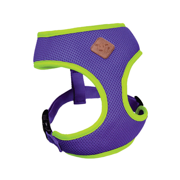 Kazoo Active Harness Purple/Lime Pets Palace Australia