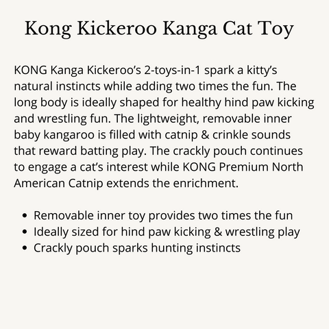 KONG Kickeroo Kanga Cat Toy
