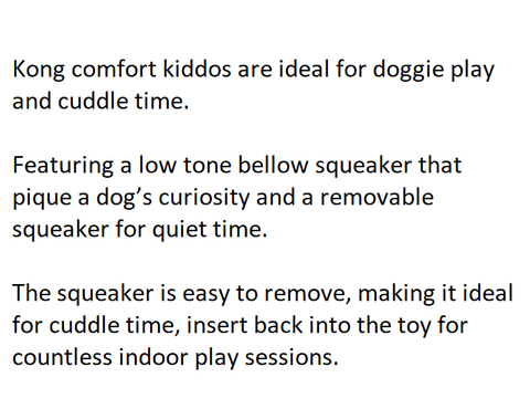 KONG  Kiddos Elephant Dog Toy