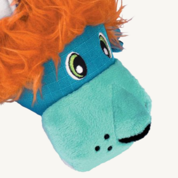 KONG Cozie Ultra Lucky Lion Dog Toy Pets Palace Australia