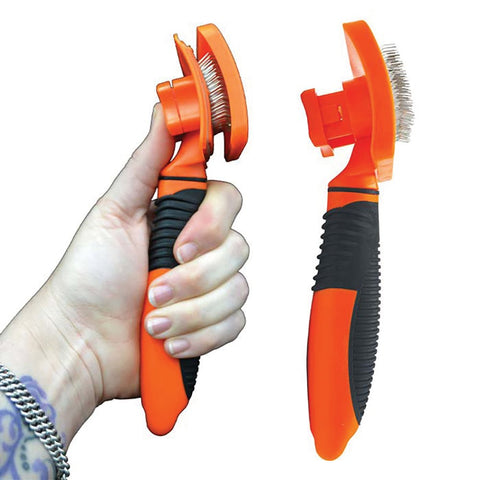 Scream Self-Cleaning Slicker Dog Brush Cat Brush Puppy Brush Kitten Brush