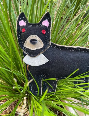 Felt Animal Dog Toy
