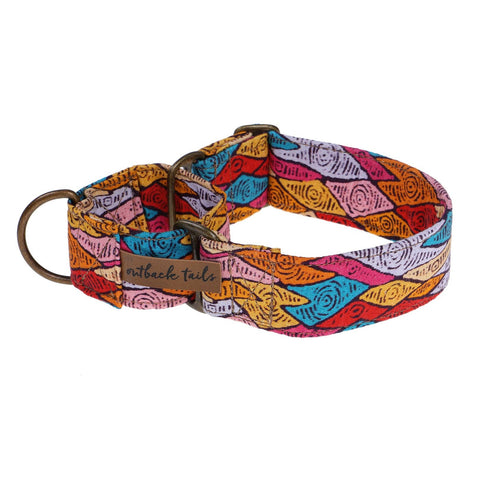 Martingale Collar Whippet Dog Collar Puppy Collar Multi Colour
