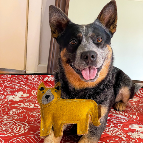 Felt Animal Dog Toy