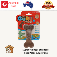 Guru Bacon Bone Dog Toy Chew Strong Chew Puppy Toy