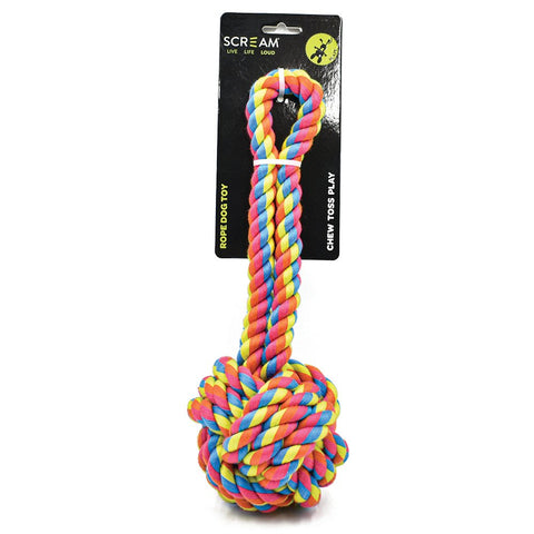 Scream Rope Dog Toy Cat Toy Puppy Toy Kitten Toy Fetch Toy