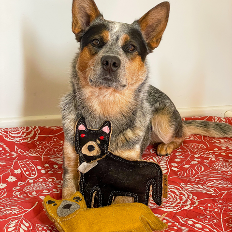 Felt Animal Dog Toy