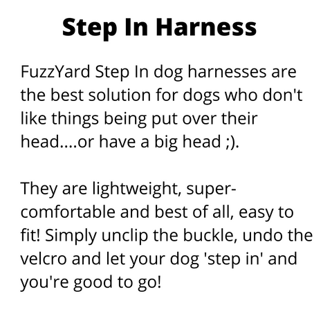 Fuzzyard Yardsters Step In Dog Harness