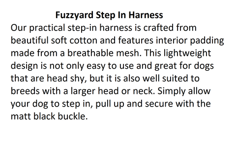Fuzzyard  Peace Out Step In Dog Harness