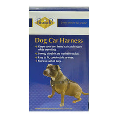 Prestige NYLON CAR HARNESS Black Dog Harness Cat Harness
