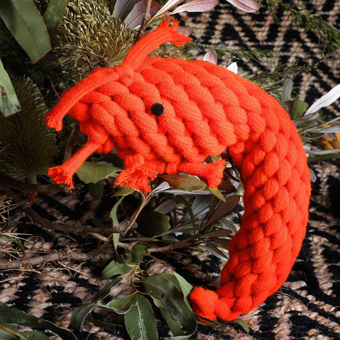 Aboriginal Indigenous Wool Tough Wombat Dog Toy Puppy Toy Cat Toy Kitten Toy