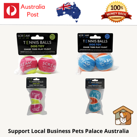 Scream Tennis Balls Dog Toy