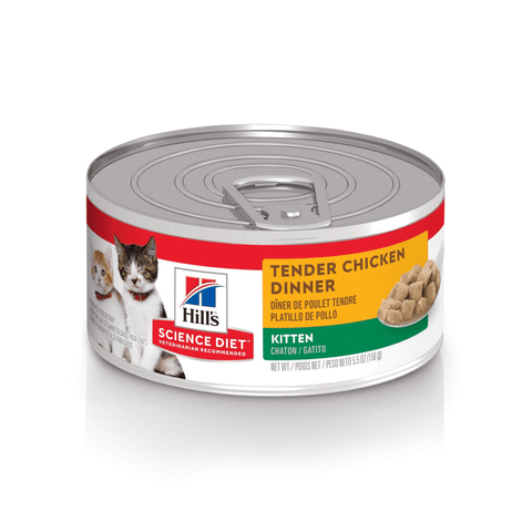 Science Diet Tender Chicken Dinner Kitten 156 g tin