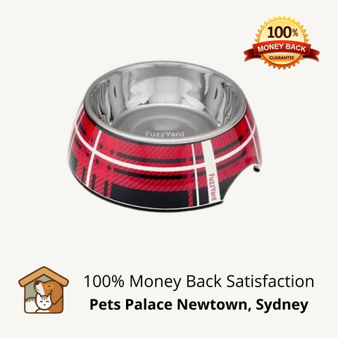 Fuzzyard Red Fling Cat & Dog  Bowl