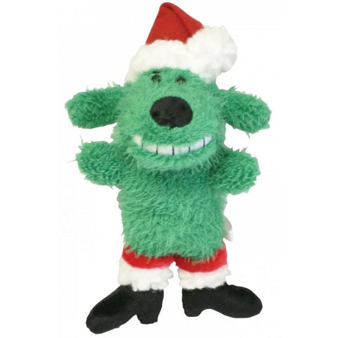 Multipet CHRISTMAS Dog Toy LOOFA DOG - Mini Green 15 cm