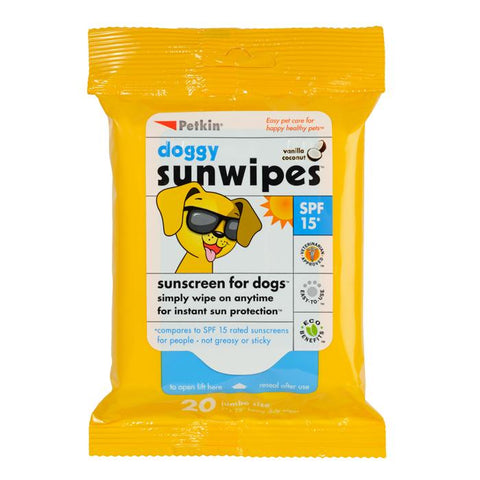 Petkin SUNWIPES SP15* Pk of 20