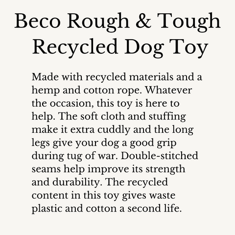 Beco Recycled Octopus Dog & Cat Toy