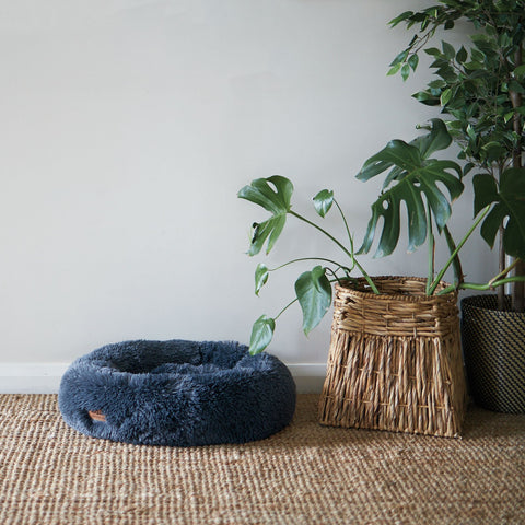 Peacock Bed - Stormy Grey