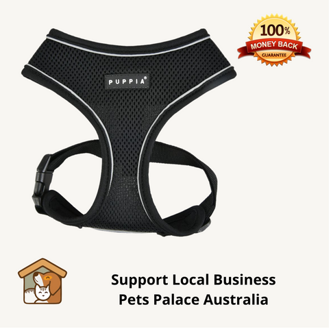 Dog Harness Puppia Black