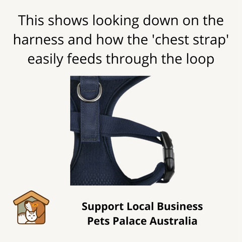 Puppia Air-Mesh Dog Harness Black