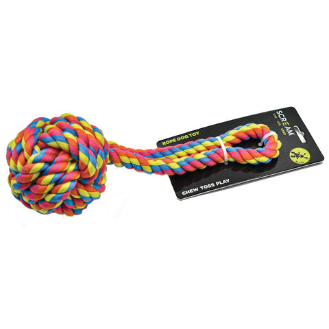 Scream Rope Dog Toy