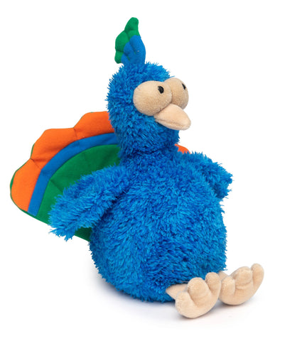 Fuzzyard Showboat the Peacock Dog Toy