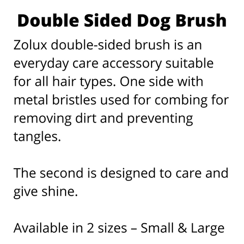Zolux Double Sided Dog Brush Cat Brush