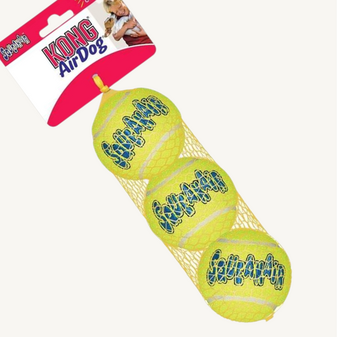 KONG  Squeak Air Tennis Balls Dog Toy