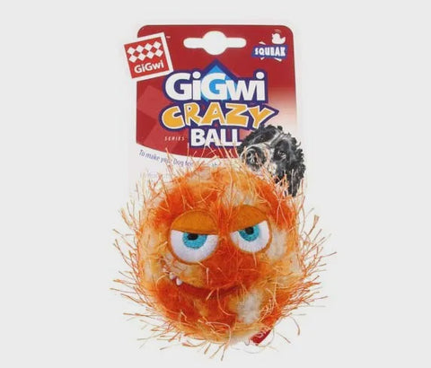 GIGWI Crazy Ball Dog Toy