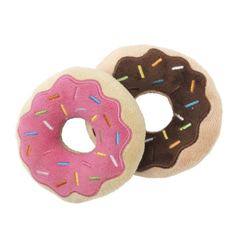 Fuzzyard Squeaky Donuts Dog Toy 2 pk