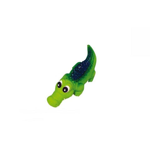 Prestige Squeaky Latex Crocodile Dog Toy