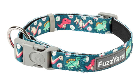 Fuzzyard Dinosaur Land Dog Collar