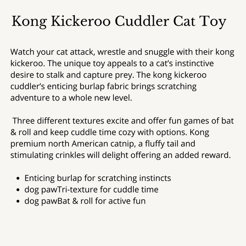 KONG  Kickeroo Cuddler Cat Toy