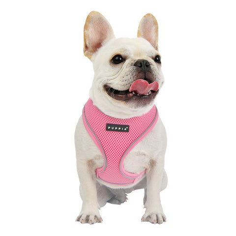 Puppia Air-Mesh Dog Harness Pink